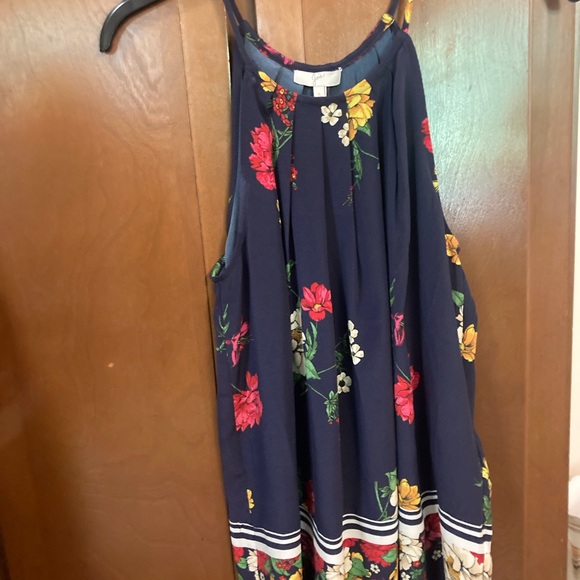 Joie Navy blue Silk halter blouse - Picture 1 of 6
